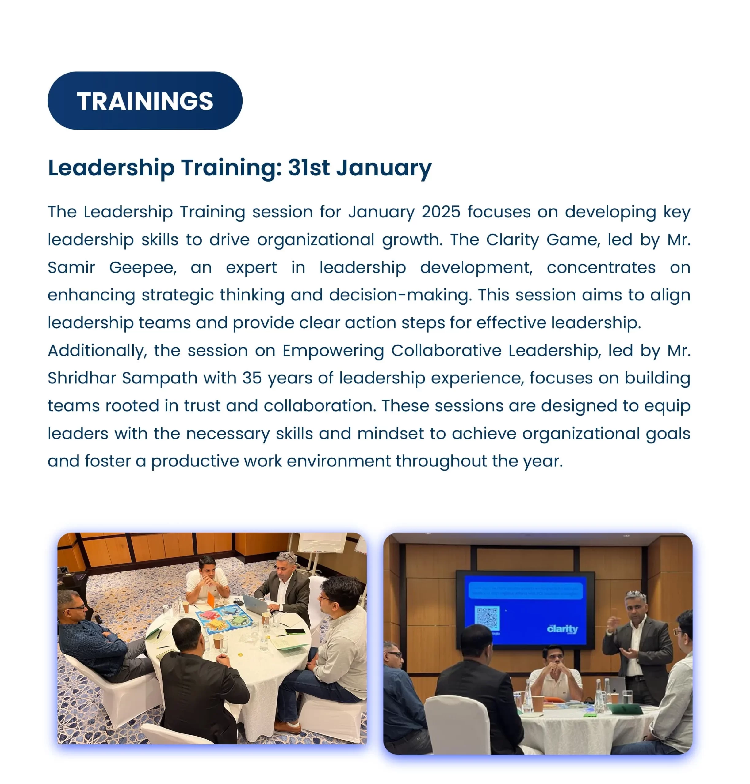 Leadership Training